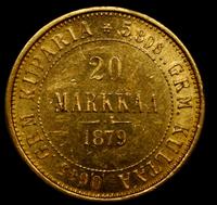 20 марок 1879 года S Для Финляндии