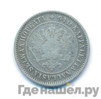 1 марка 1872 года S Для Финляндии