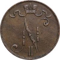 5 пенни 1898 года  Для Финляндии