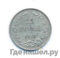 25 пенни 1910 года L Для Финляндии