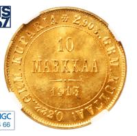 10 марок 1913 года S Для Финляндии