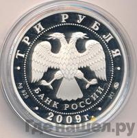 3 рубля 2009 года ММД