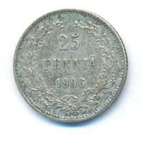 25 пенни 1906 года L Для Финляндии