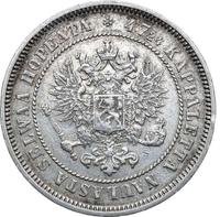 2 марки 1872 года S Для Финляндии
