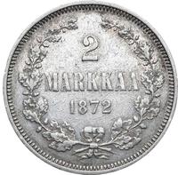 2 марки 1872 года S Для Финляндии