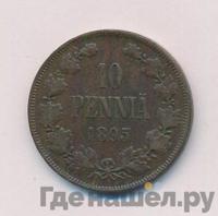 10 пенни 1895 года  Для Финляндии
