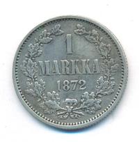 1 марка 1872 года S Для Финляндии