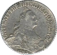 15 копеек 1766 года ММД