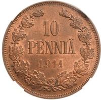 10 пенни 1914 года  Для Финляндии