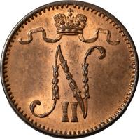 1 пенни 1900 года  Для Финляндии