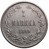 1 марка 1890 года L Для Финляндии