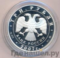 3 рубля 2007 года ММД