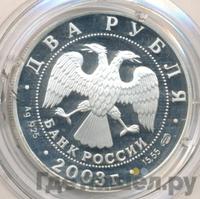 2 рубля 2003 года СПМД