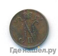 1 пенни 1898 года  Для Финляндии