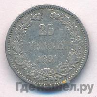 25 пенни 1891 года L Для Финляндии