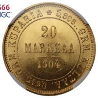 20 марок 1904 года L Для Финляндии