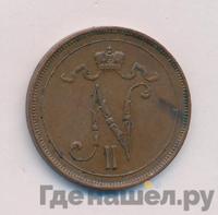10 пенни 1908 года  Для Финляндии