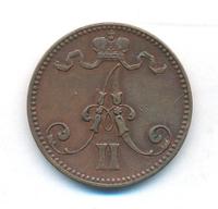 5 пенни 1866 года  Для Финляндии