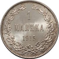 1 марка 1915 года S Для Финляндии