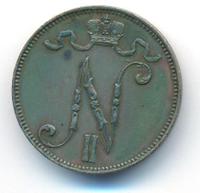 5 пенни 1914 года  Для Финляндии