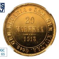 20 марок 1913 года S Для Финляндии