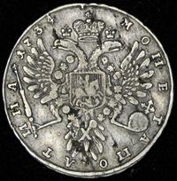 Полтина 1734 года
