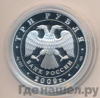 3 рубля 2009 года СПМД