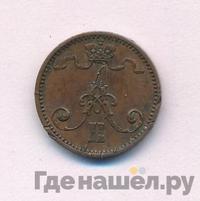 1 пенни 1874 года  Для Финляндии