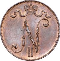 5 пенни 1916 года  Для Финляндии