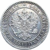 1 марка 1866 года S Для Финляндии