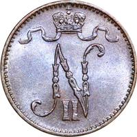 1 пенни 1907 года  Для Финляндии