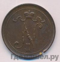 10 пенни 1900 года  Для Финляндии