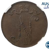 5 пенни 1898 года  Для Финляндии