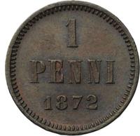 1 пенни 1872 года  Для Финляндии