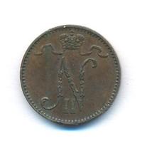 1 пенни 1899 года  Для Финляндии