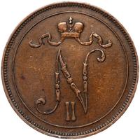 10 пенни 1910 года  Для Финляндии