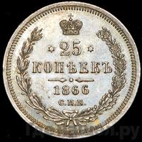 25 копеек 1866 года
