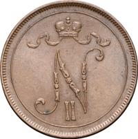 10 пенни 1898 года  Для Финляндии