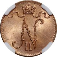 1 пенни 1915 года  Для Финляндии