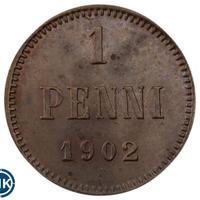 1 пенни 1902 года  Для Финляндии