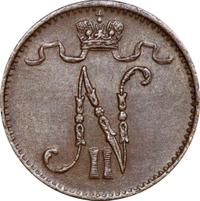 1 пенни 1907 года  Для Финляндии