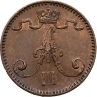 1 пенни 1894 года  Для Финляндии