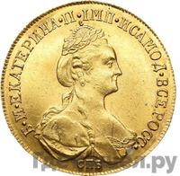 10 рублей 1781 года