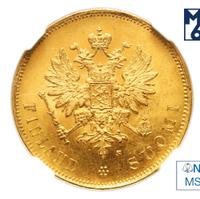 10 марок 1879 года S Для Финляндии