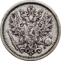 50 пенни 1890 года L Для Финляндии