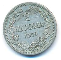 2 марки 1870 года S Для Финляндии