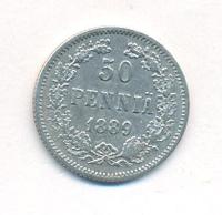 50 пенни 1889 года L Для Финляндии