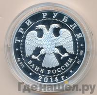 3 рубля 2014 года СПМД