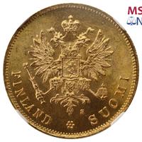 10 марок 1881 года S Для Финляндии