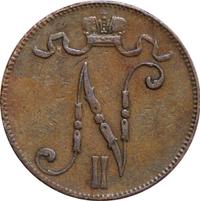 5 пенни 1896 года  Для Финляндии